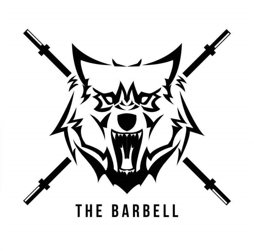 barbell gym logo